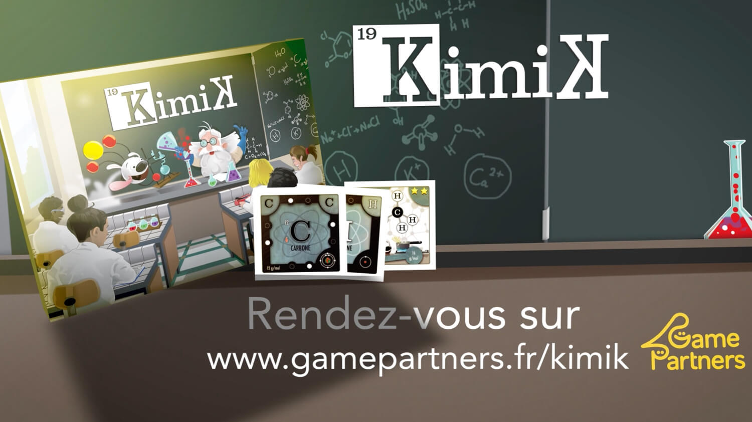 Spot promotionnel du jeu de société KIMIK